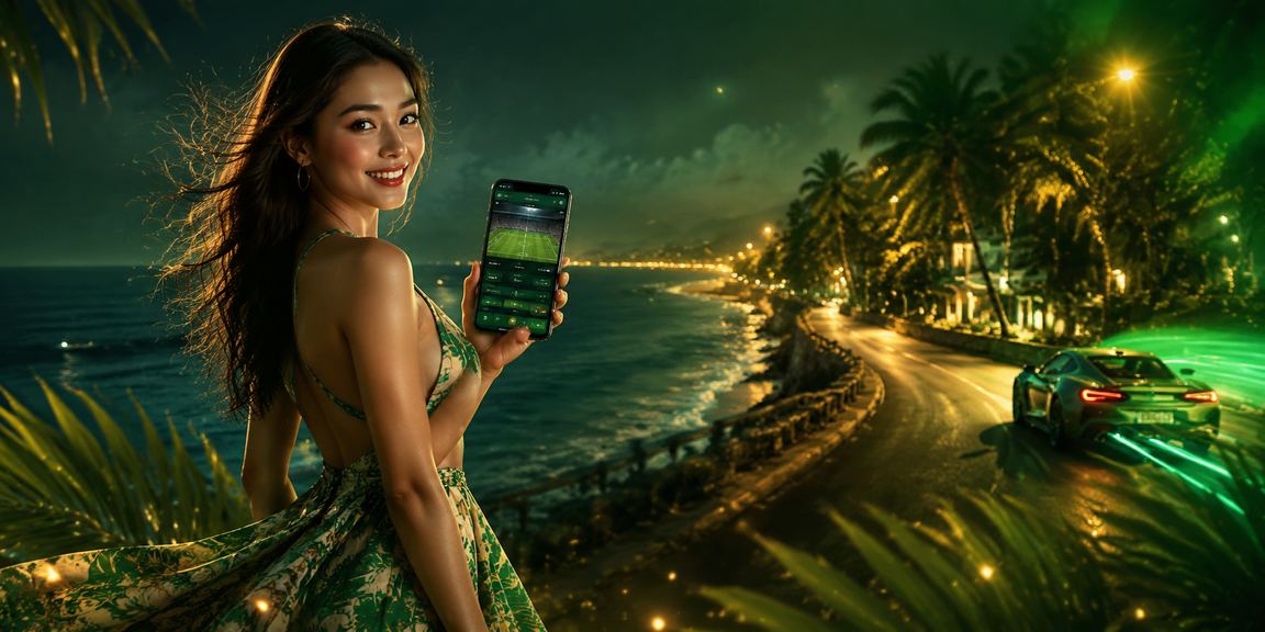 Người chơi sử dụng thiết bị di động ở bãi biển Mũi Né để truy cập 9600